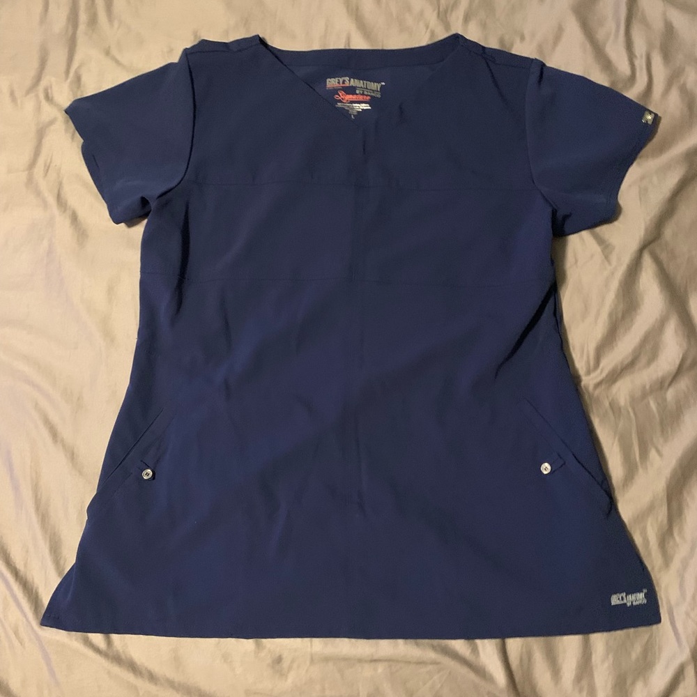 Large Navy Grey’s Anatomy Scrub top